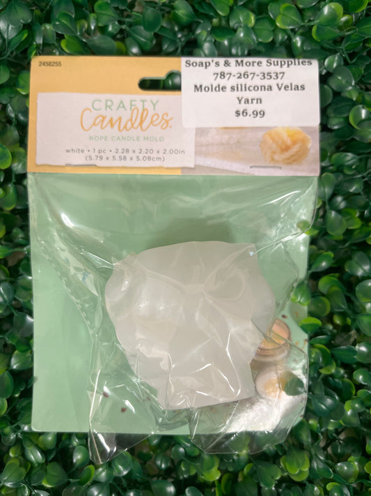 Molde silicona velas Yarn