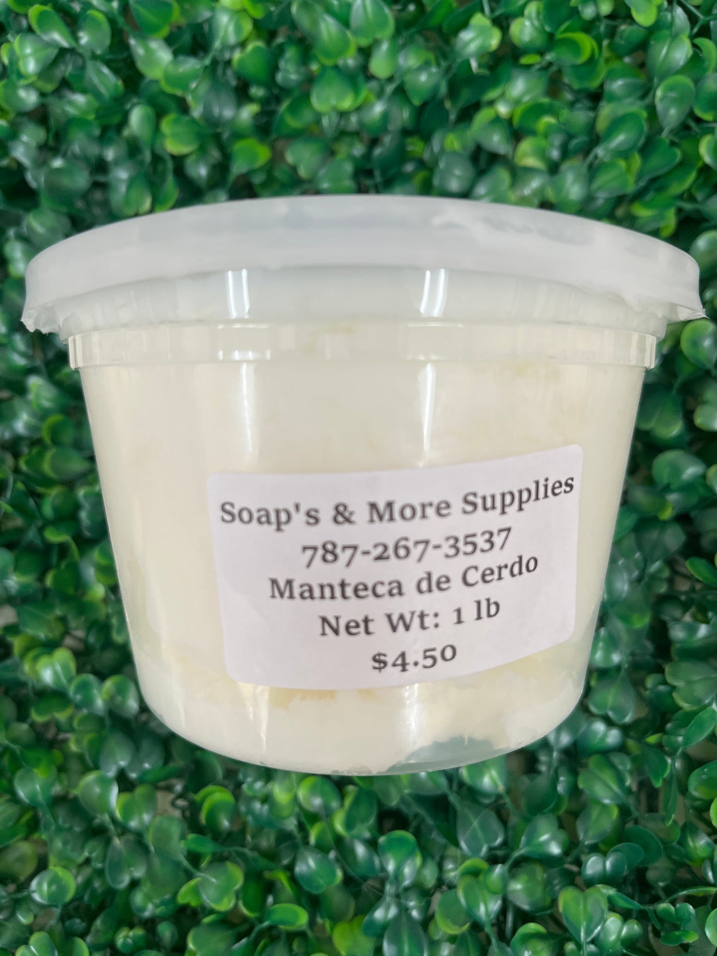 Manteca de Cerdo 1 lb