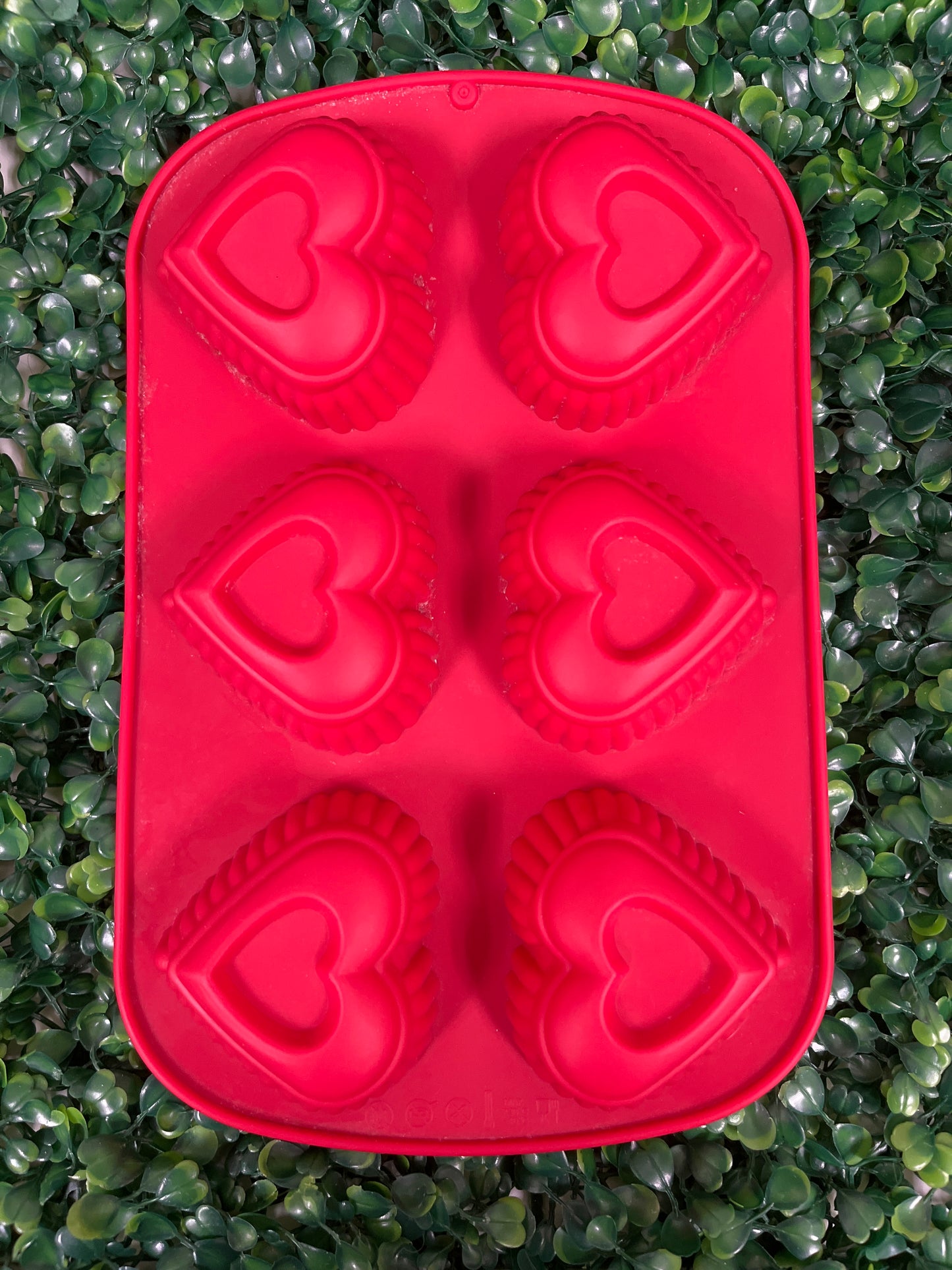 Molde silicona doble corazón