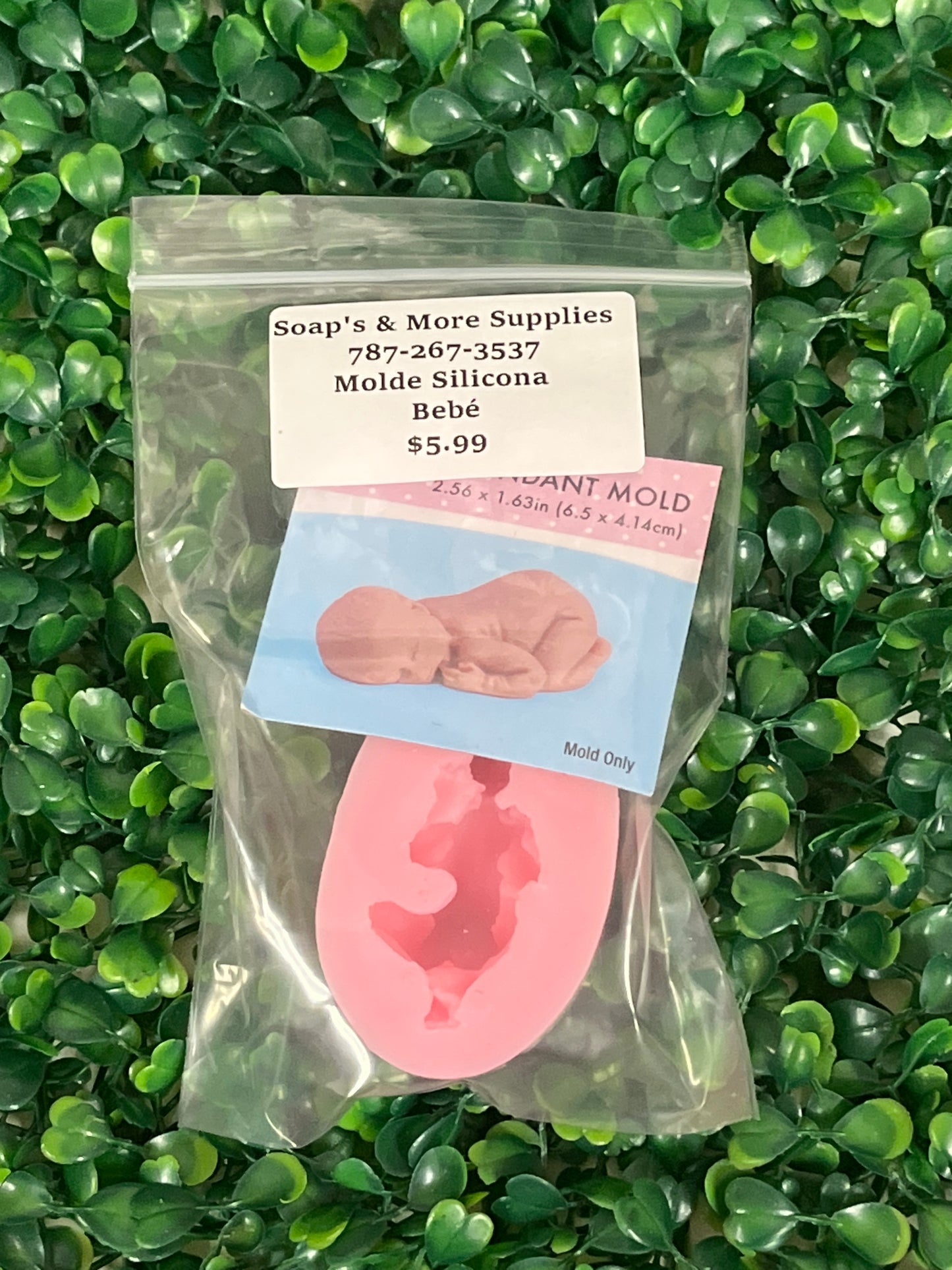 Molde silicona bebé