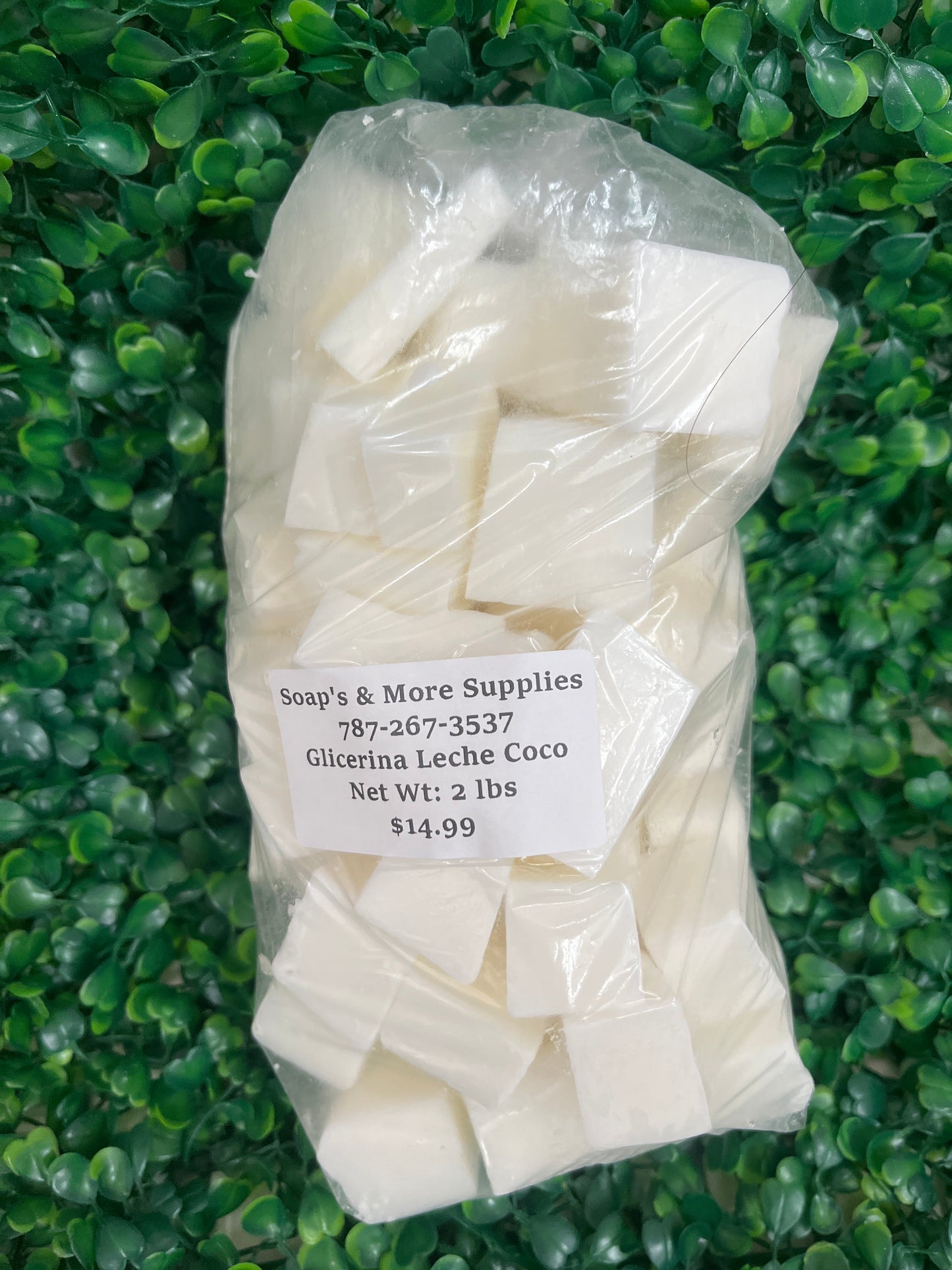 Glicerina leche de coco 2 lbs
