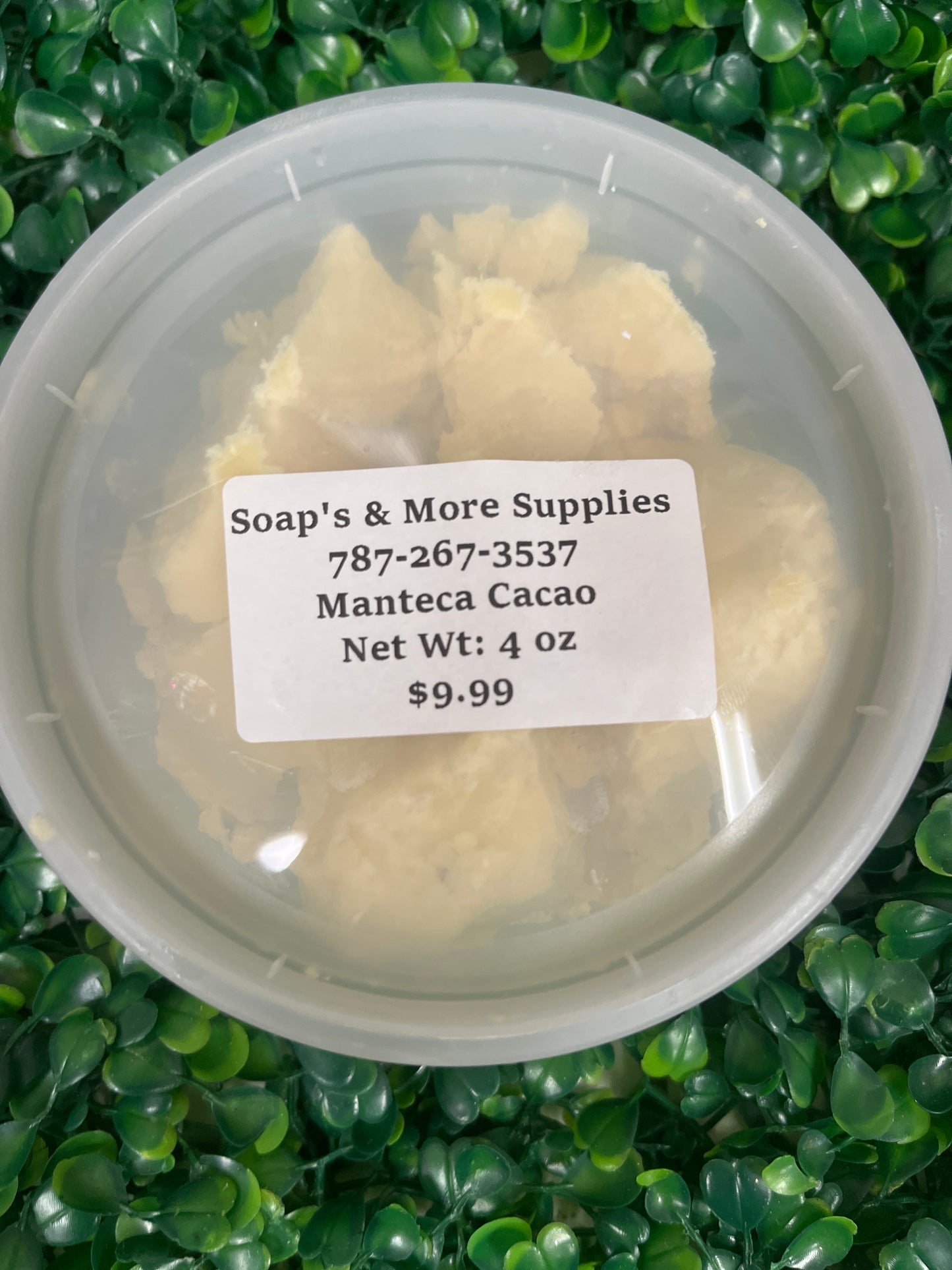 Manteca de cacao 4 oz