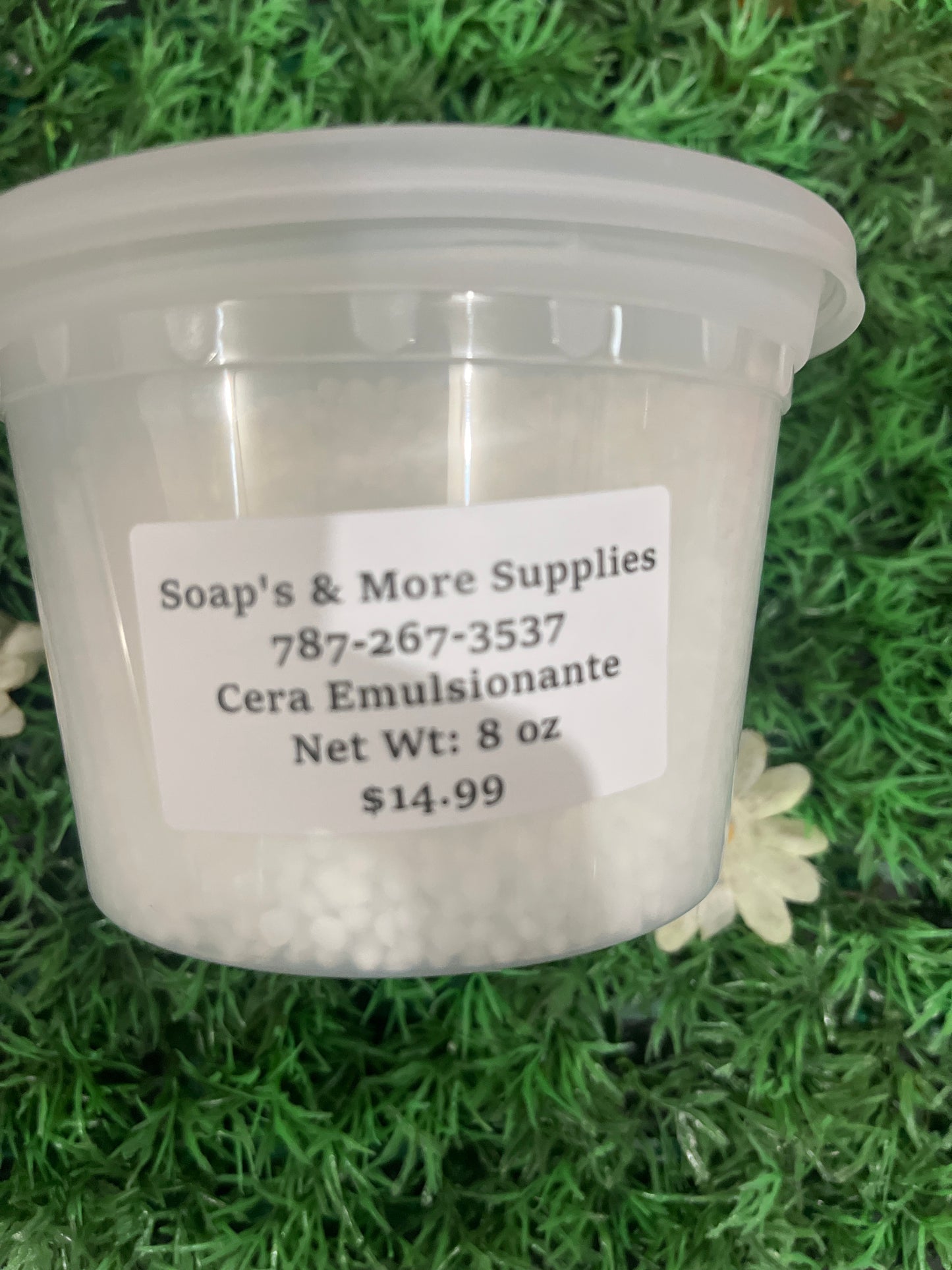Cera emulsionante de 8 ozs.