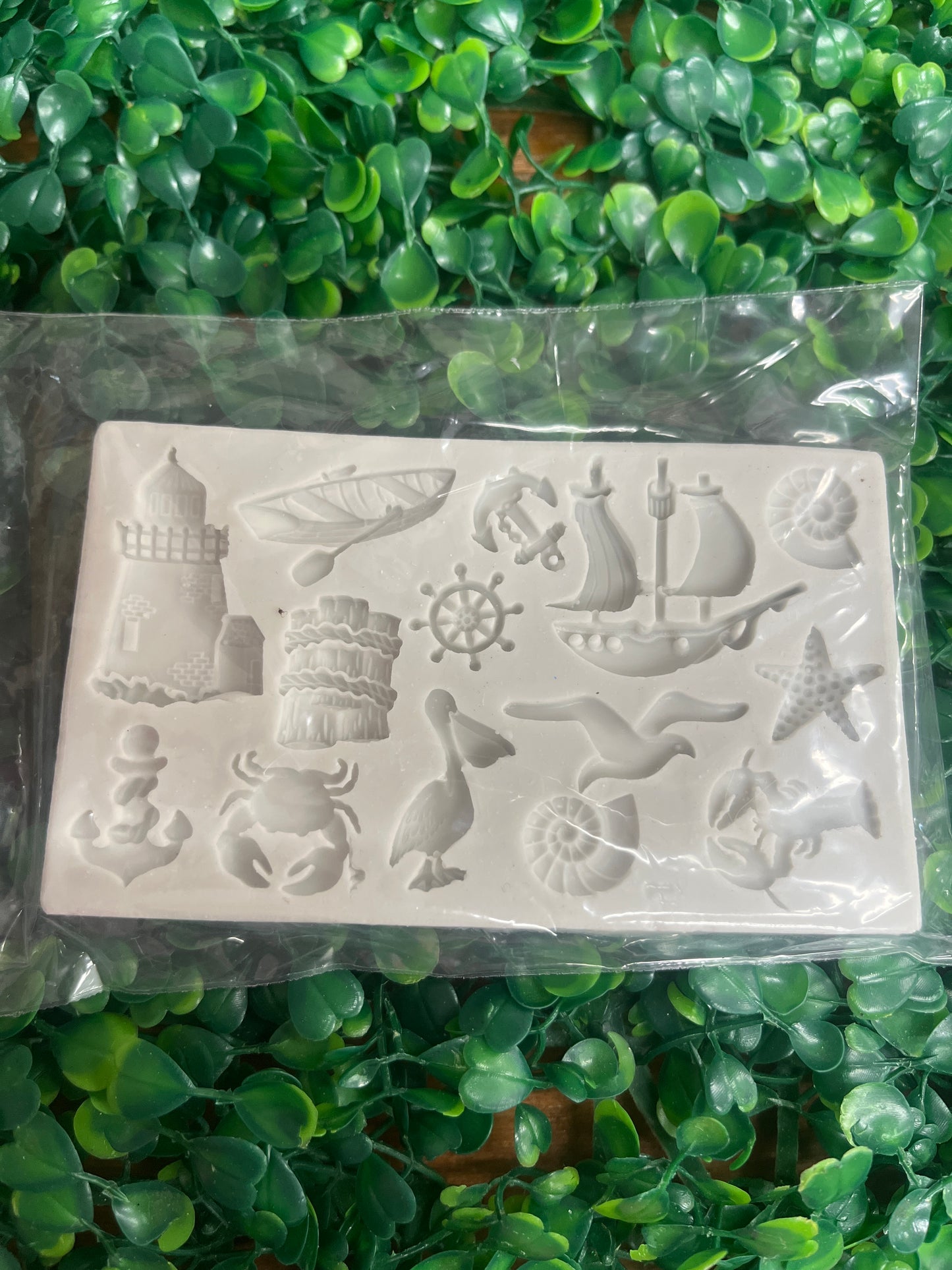 Molde silicona Elementos Marinos