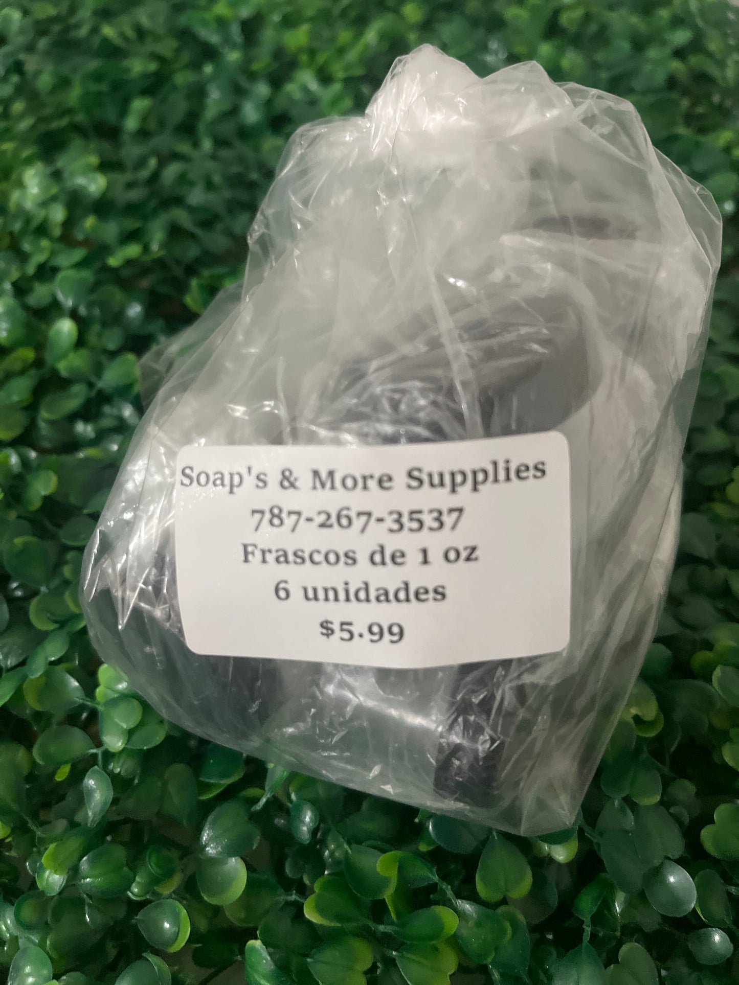 Frascos 1 oz 6 unidades