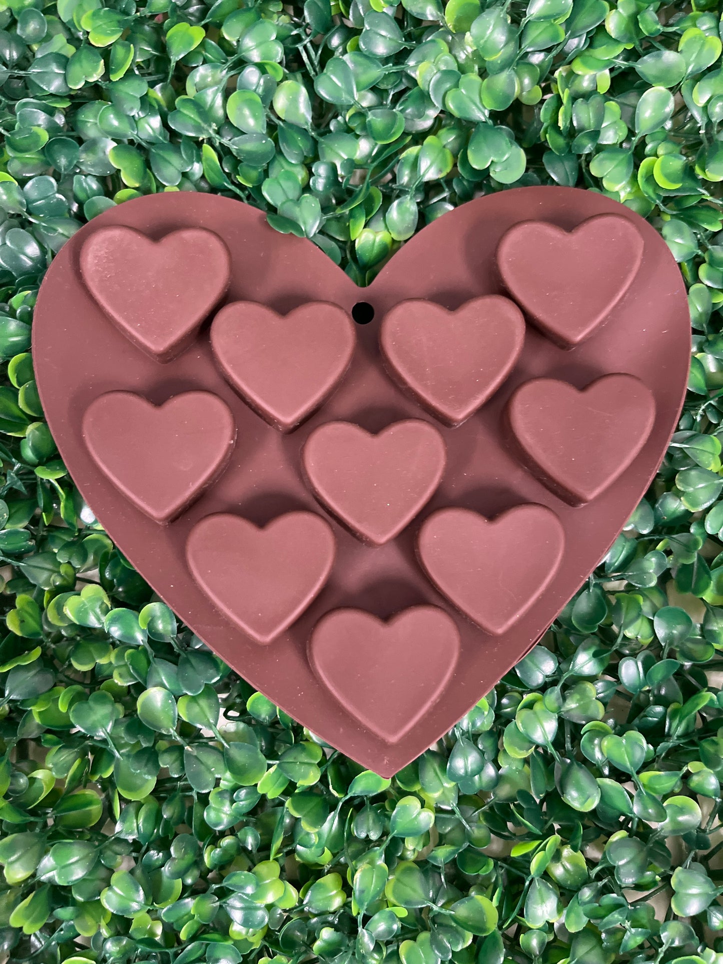 Molde silicona corazones