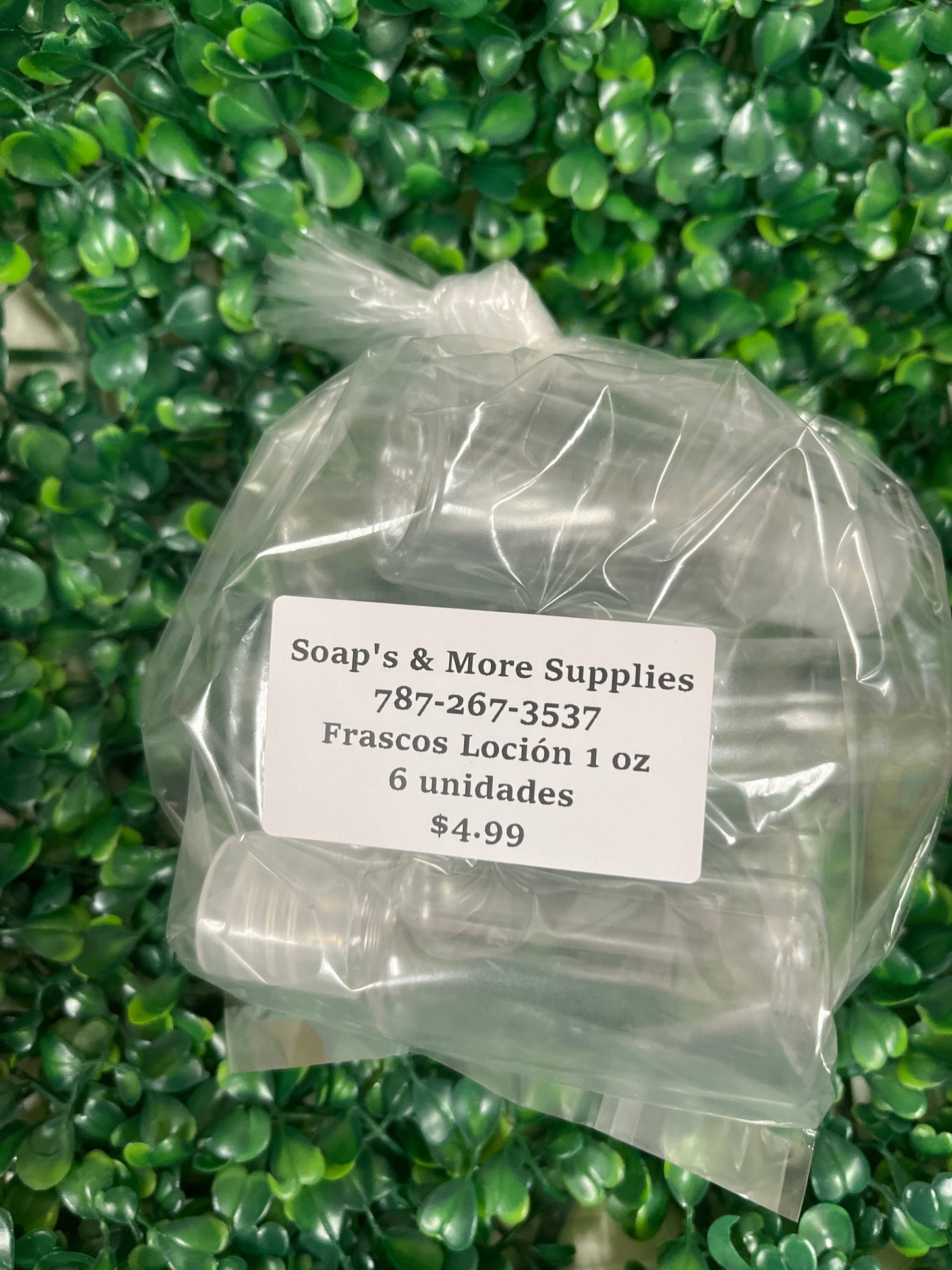 Frascos loción 1 oz (6 unidades)