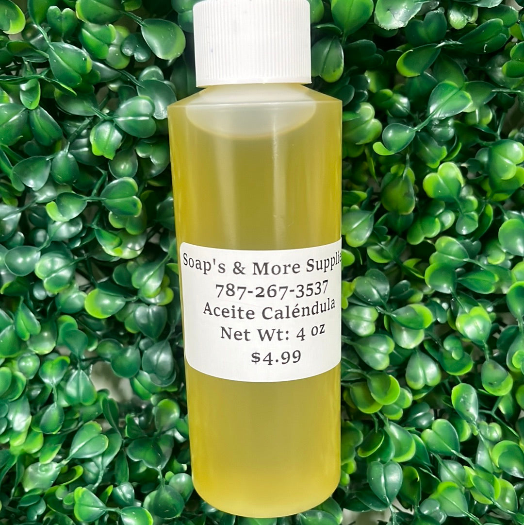 Aceite calèndula en base soya 4 oz