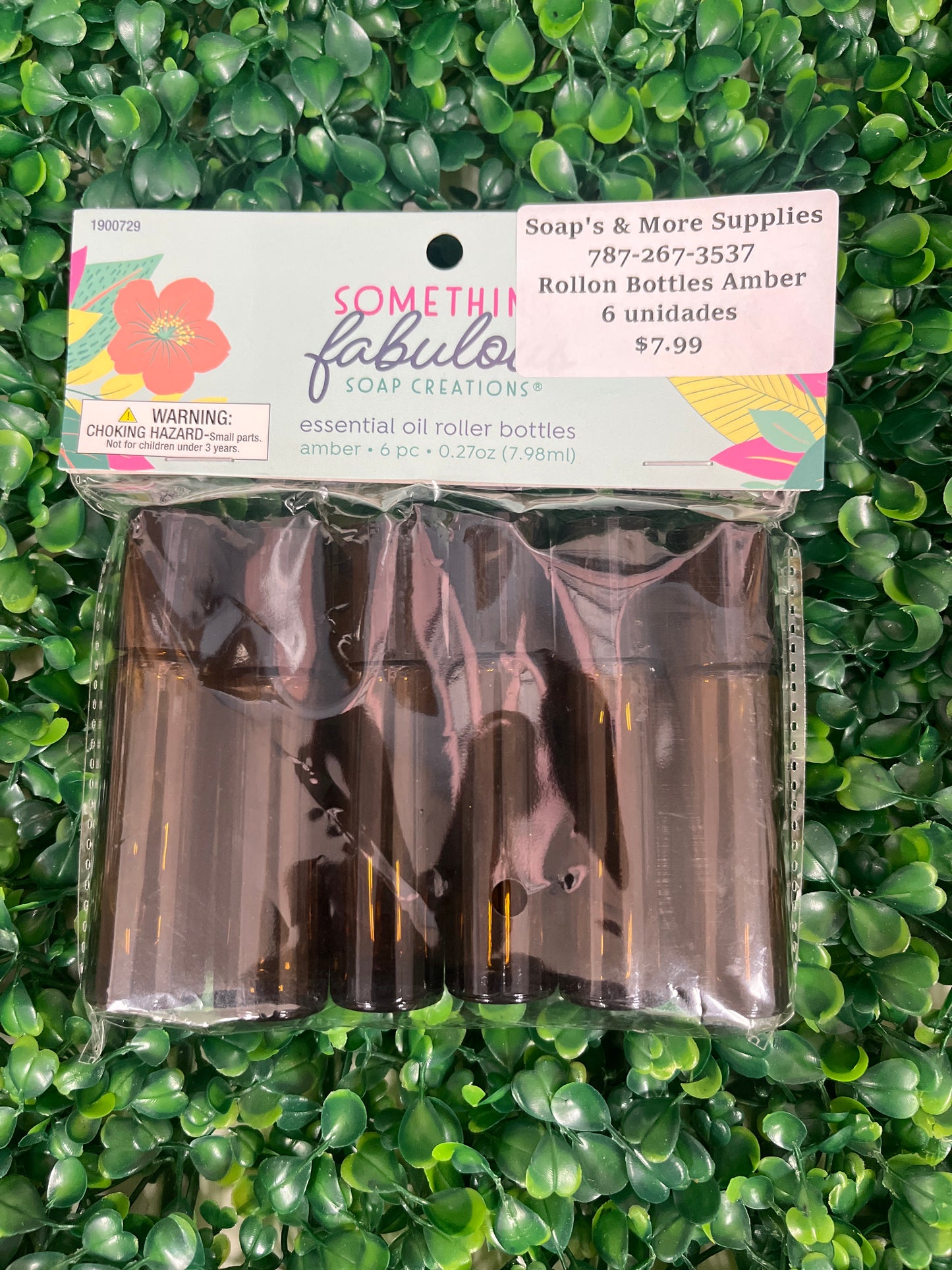 Rollon Bottles Amber