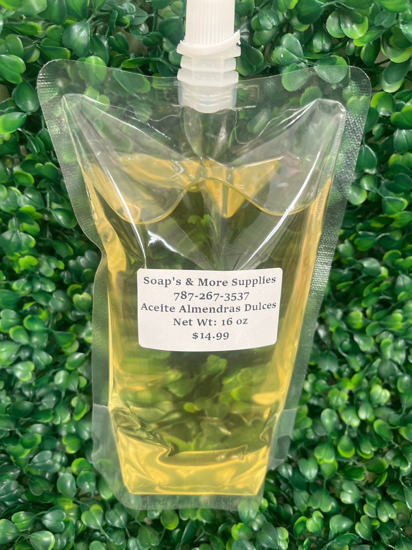 Aceite de almendras dulces 16 oz.