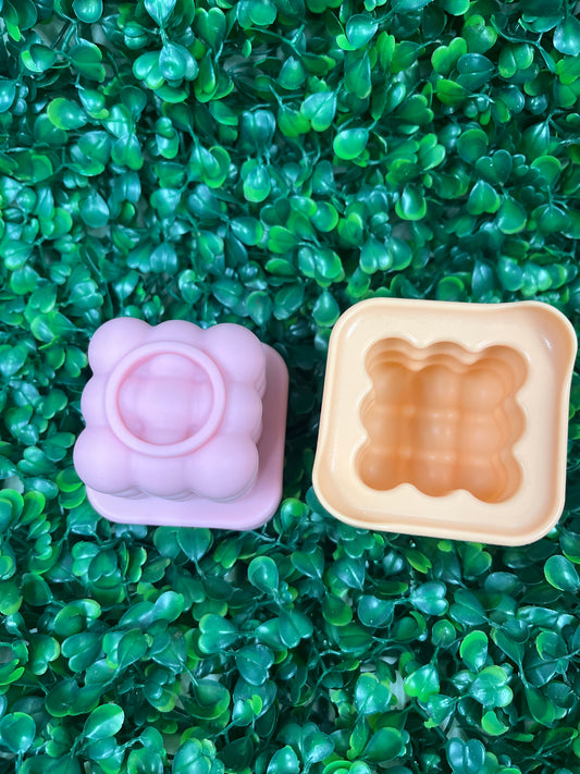 Molde silicona velas cubos