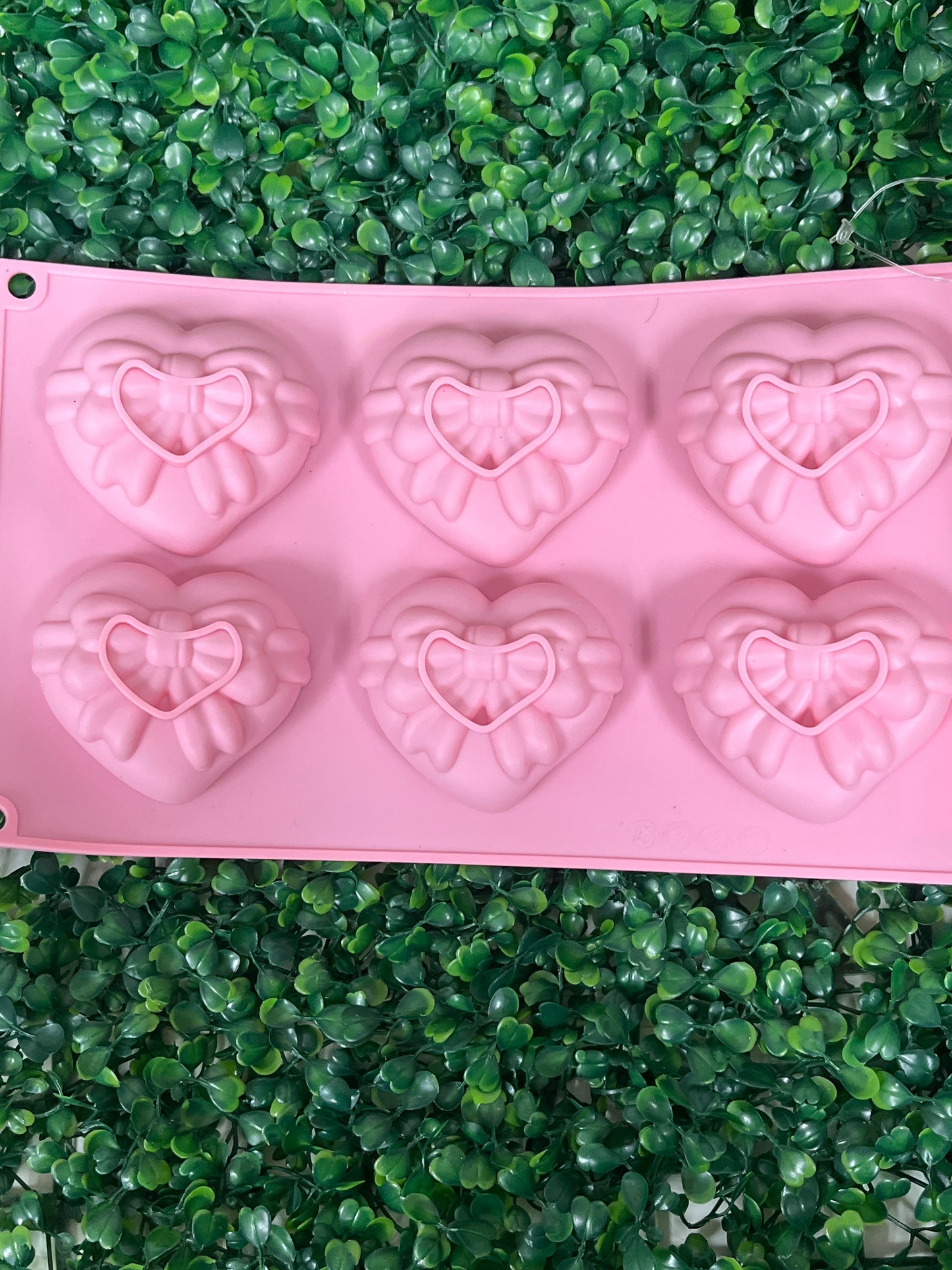 Molde silicona corazones