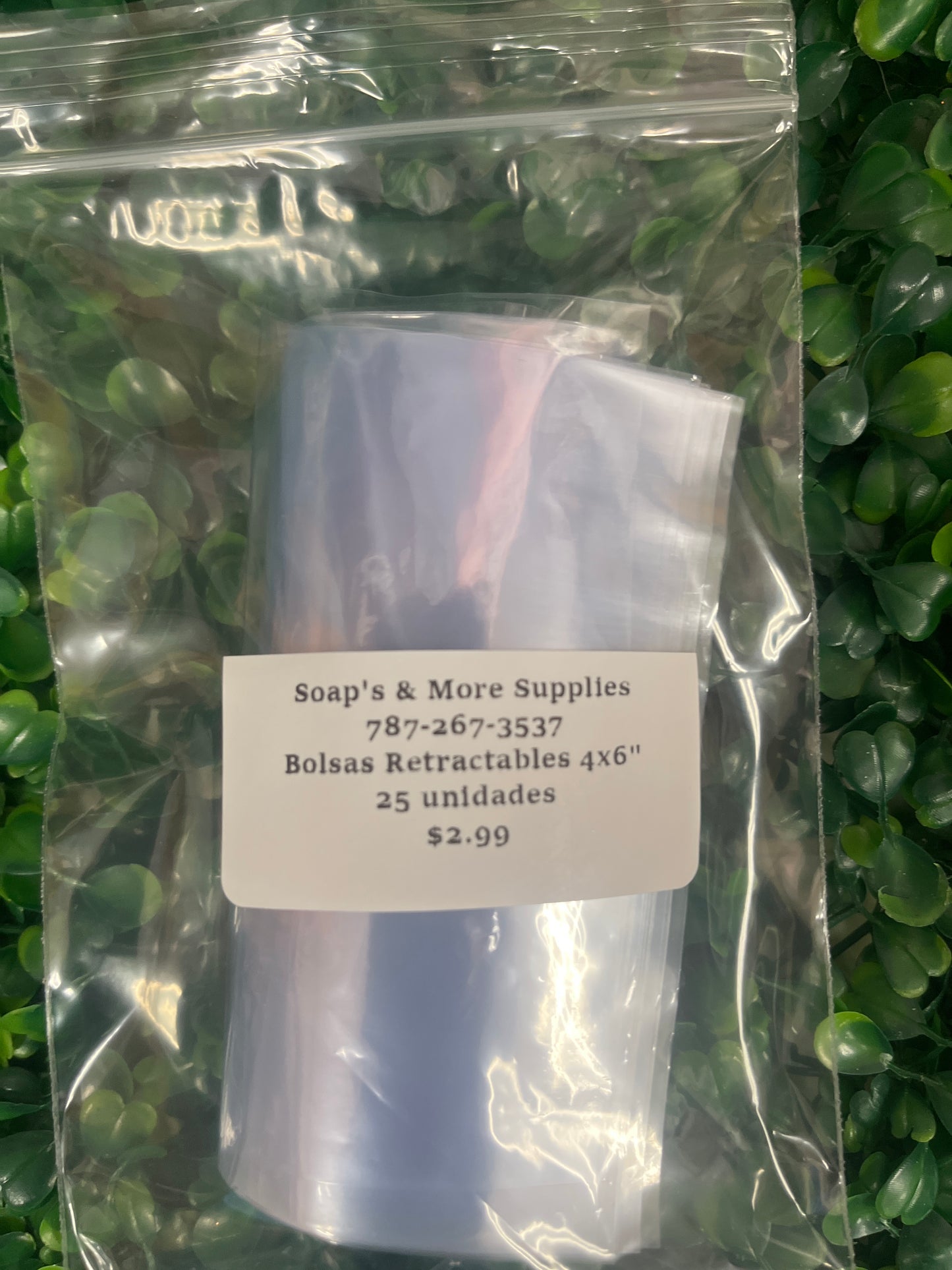 Bolsas retractables 4x6” (25 unidades)