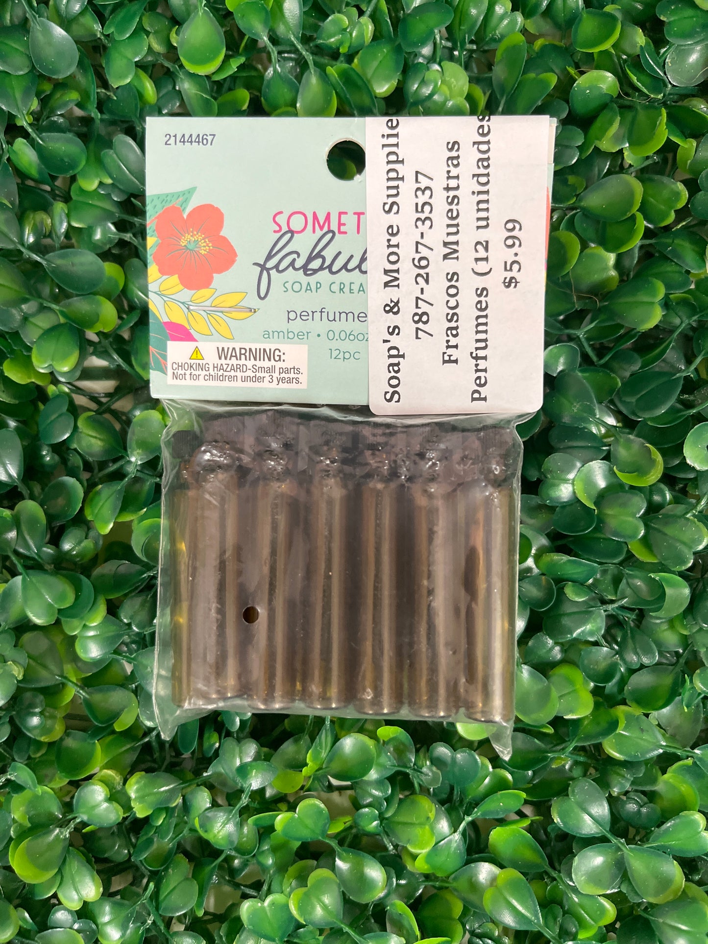 Frascos muestras perfume