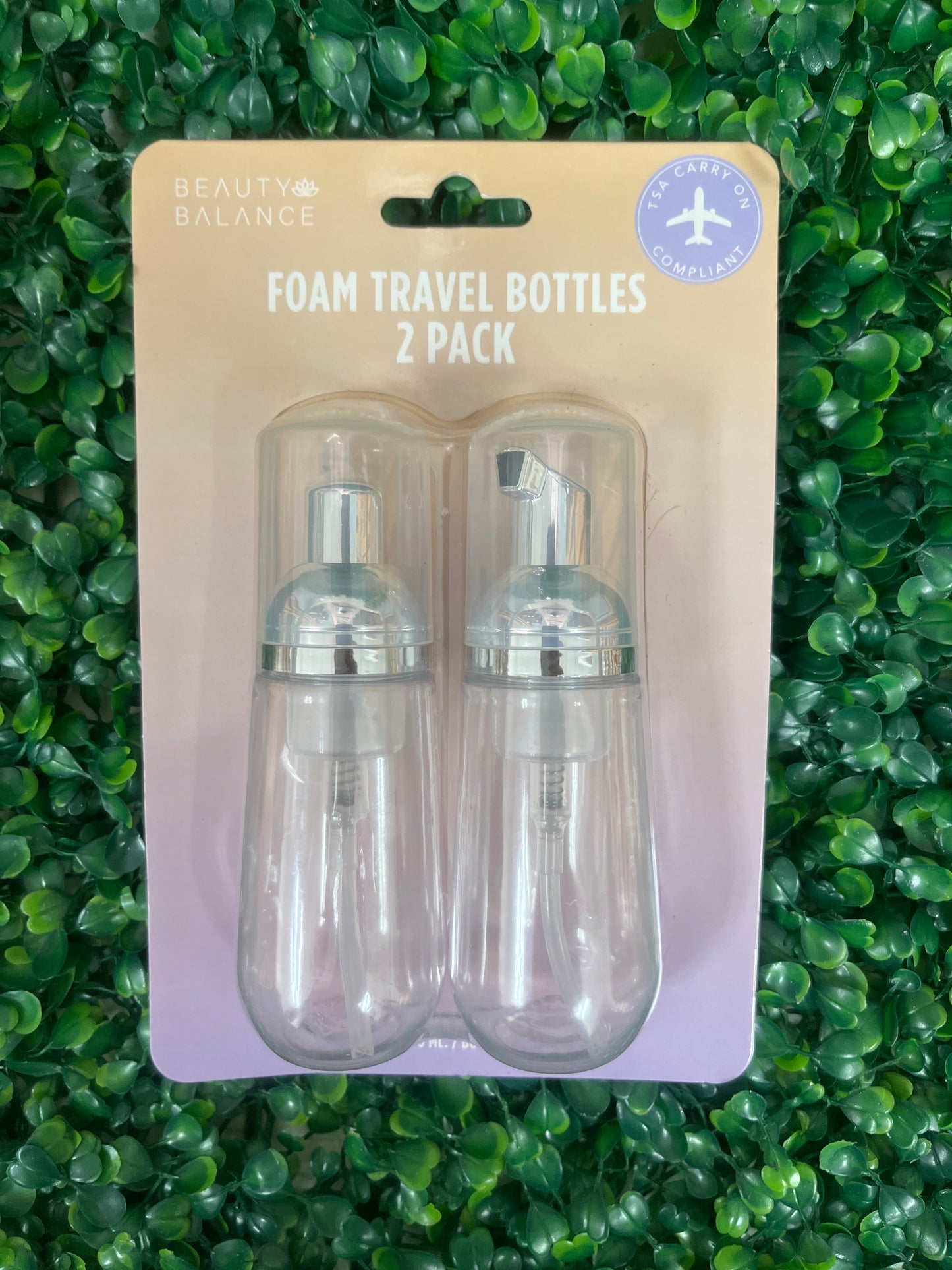 Foam Travel Bottles 60 ml