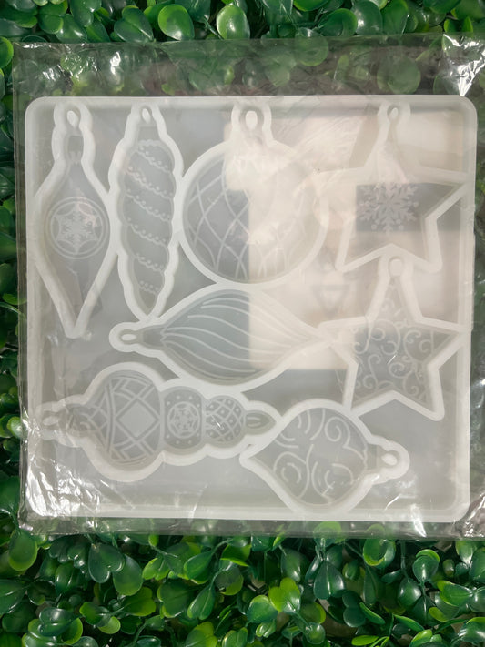 Molde silicona velas Navidad