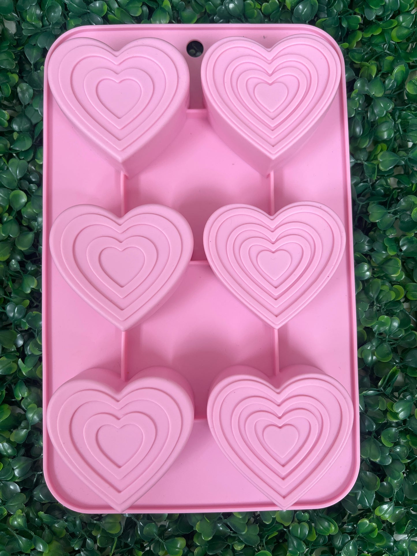 Molde silicona Corazones