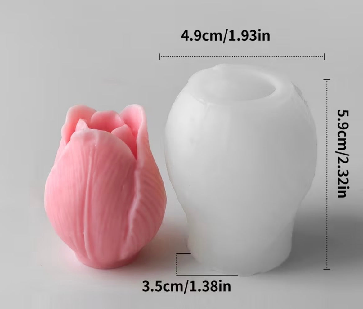 Molde silicona tulipán