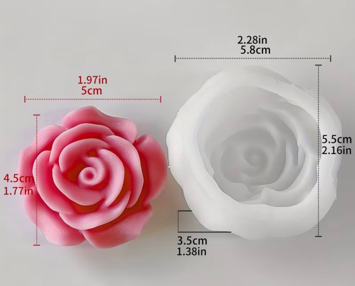 Molde silicona rosa pequeña