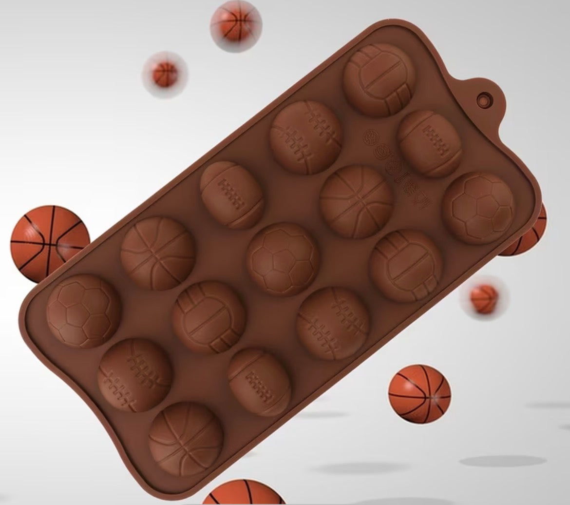 Molde Silicona Bolas Deportes