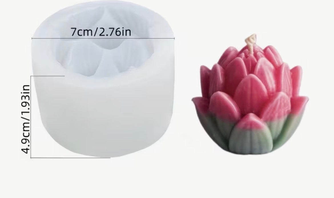 Molde Silicona Lotus Flower