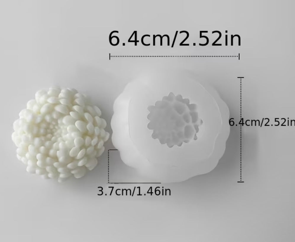 Molde Silicona Crisantemo