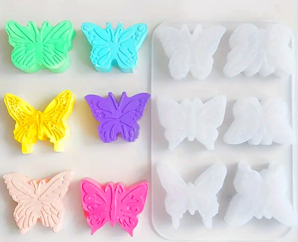 Molde silicona Mariposas