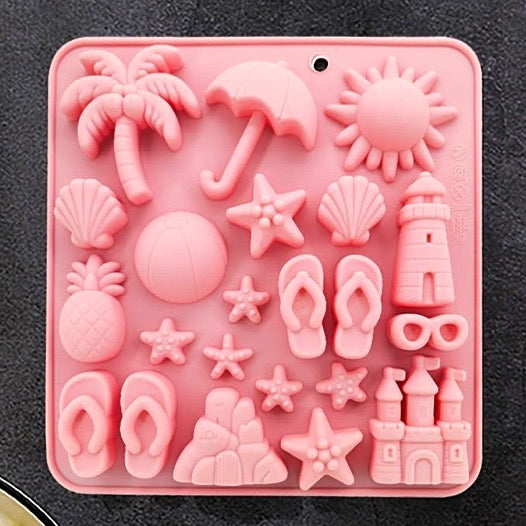 Molde silicona playero