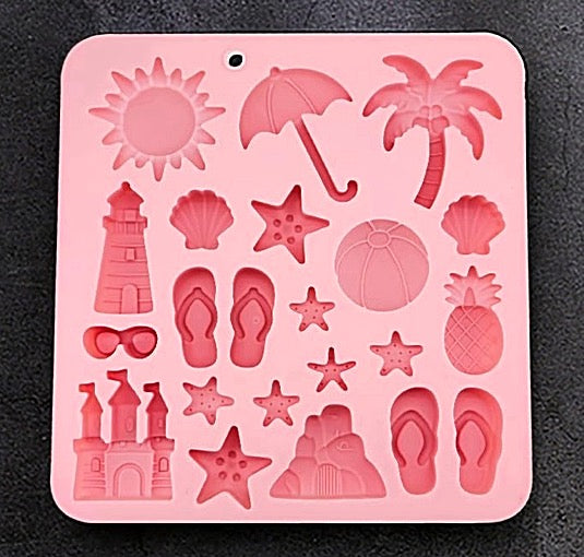 Molde silicona playero