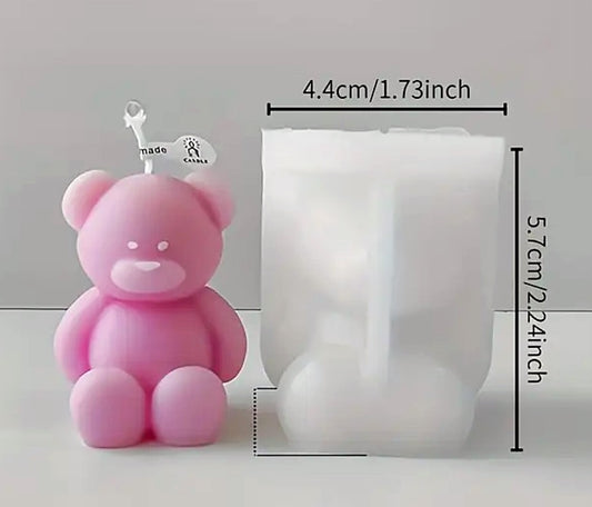Molde silicona vela osito