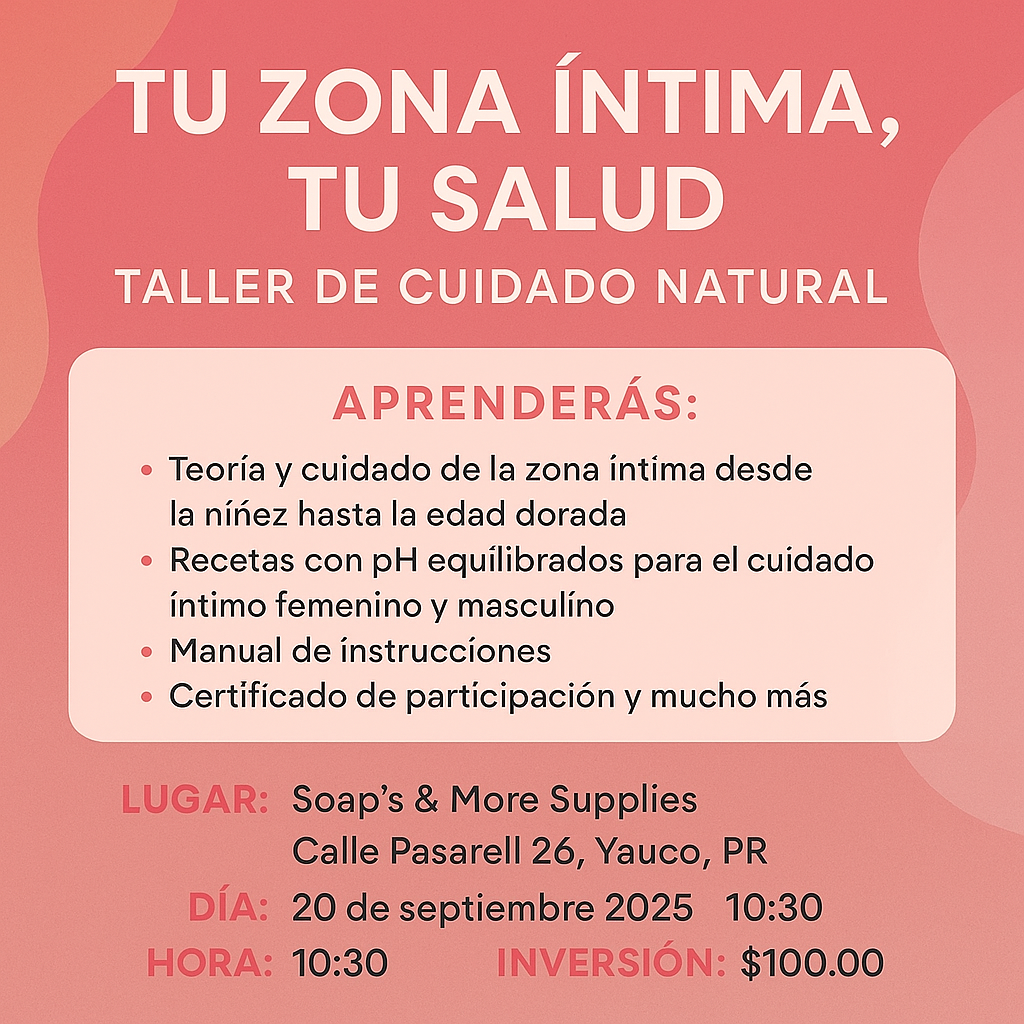 Taller de Cuidado Íntimo Natural