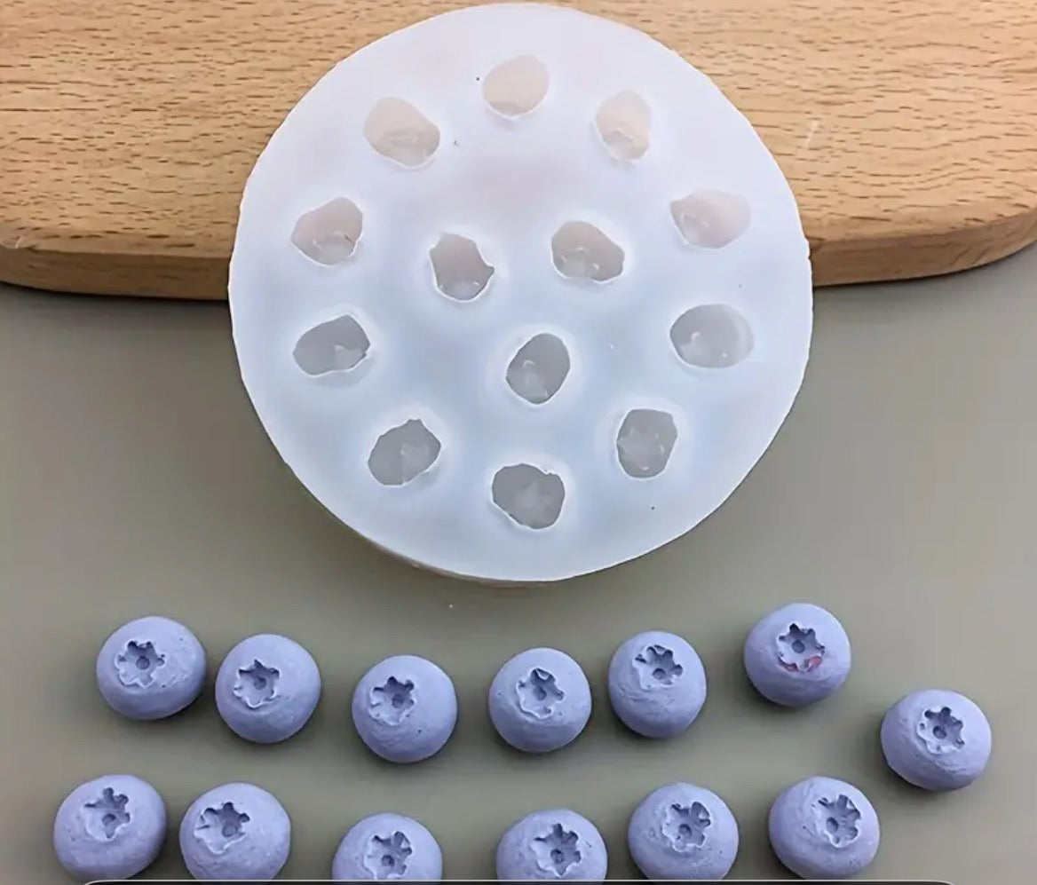 Molde silicona blueberries