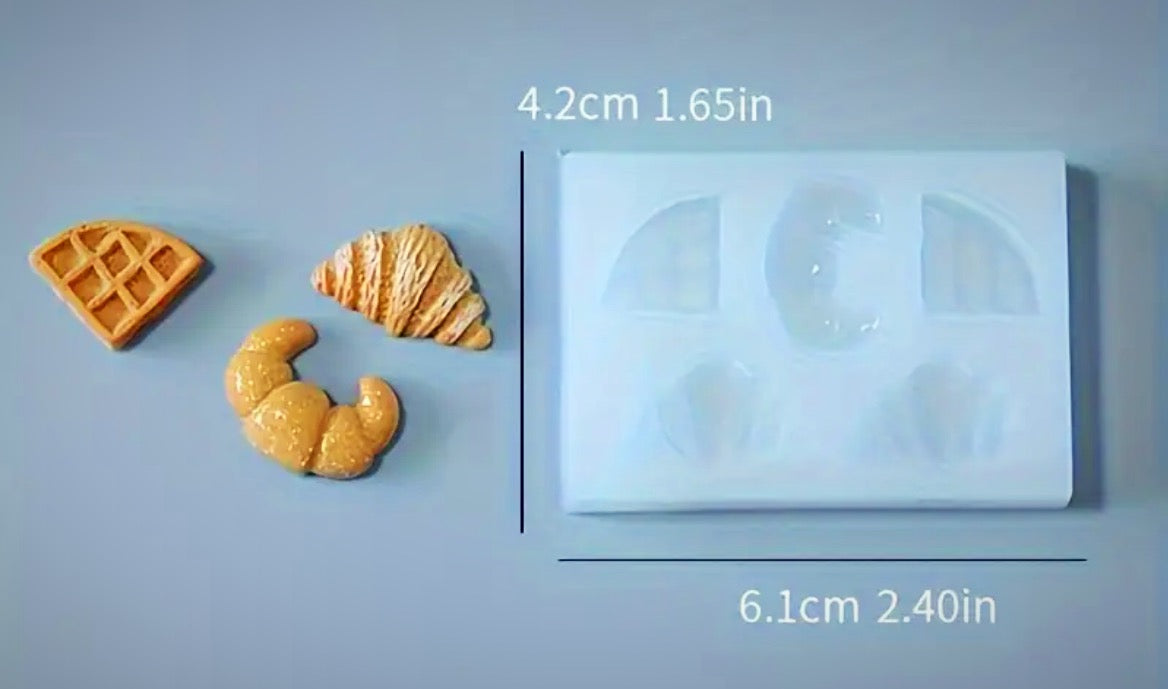 Molde silicona Croissants