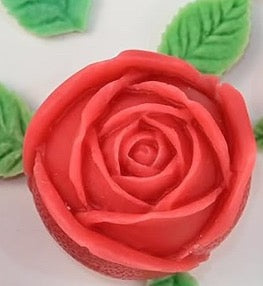 Molde silicona vela rosa mediana