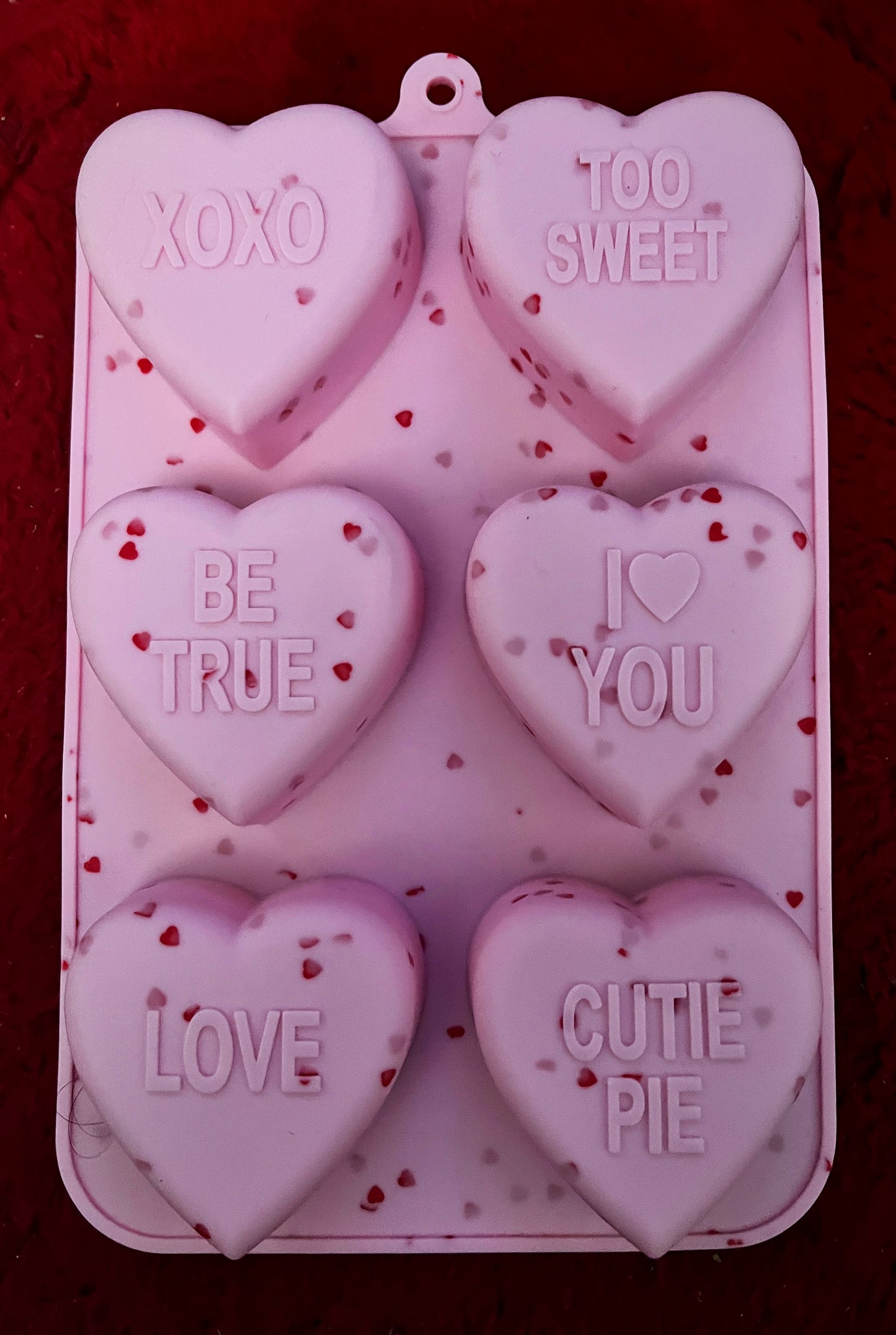 Molde Silicona Corazones