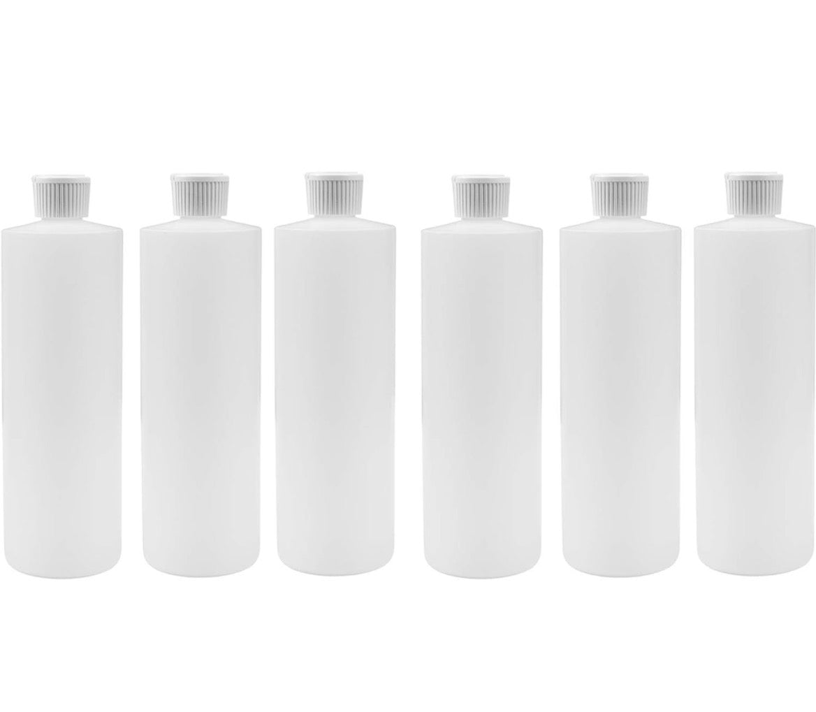 Botellas plásticas 16 oz 6 unidades con tapas