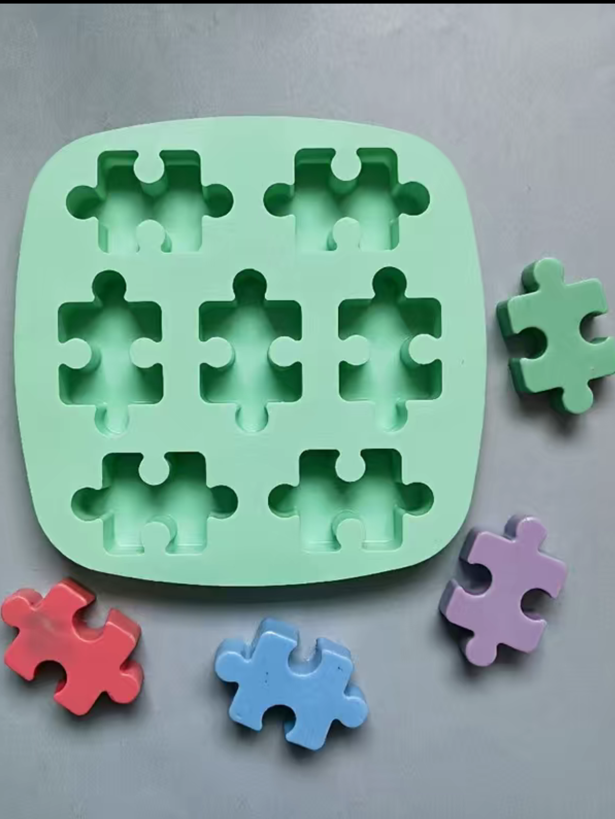 Molde de silicona autismo