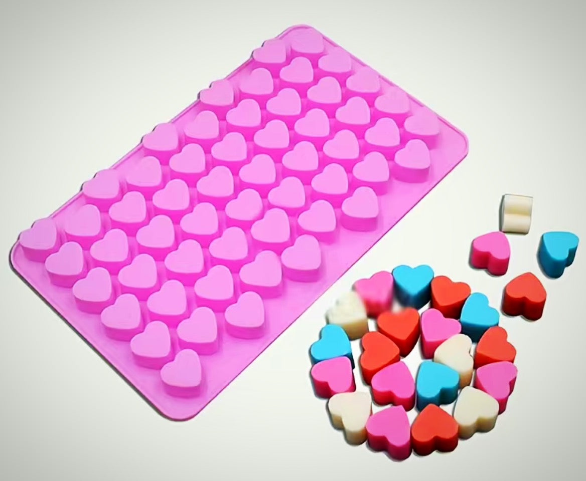Molde de silicona corazones pequeños