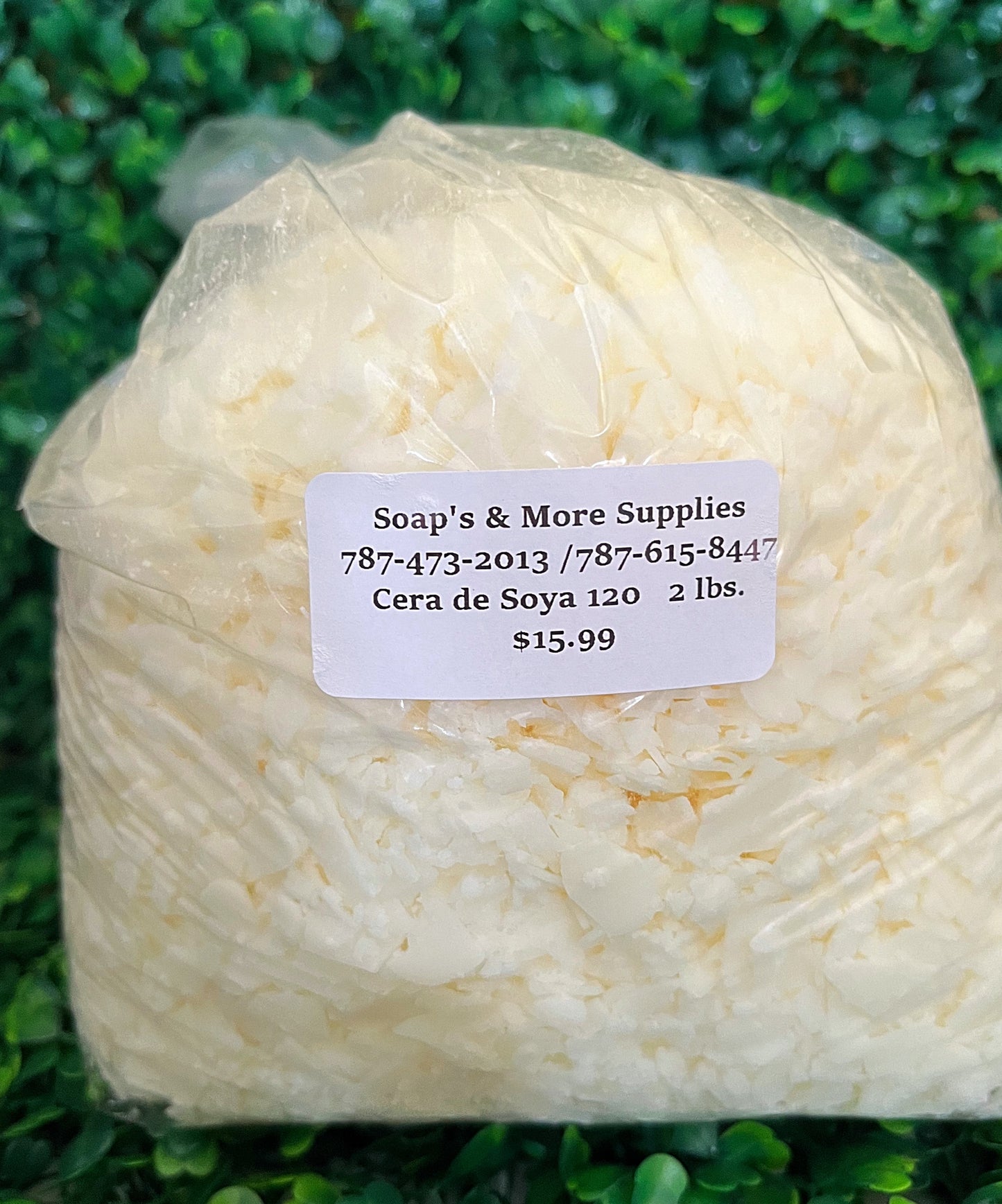Cera de soja natural 120 2 lbs