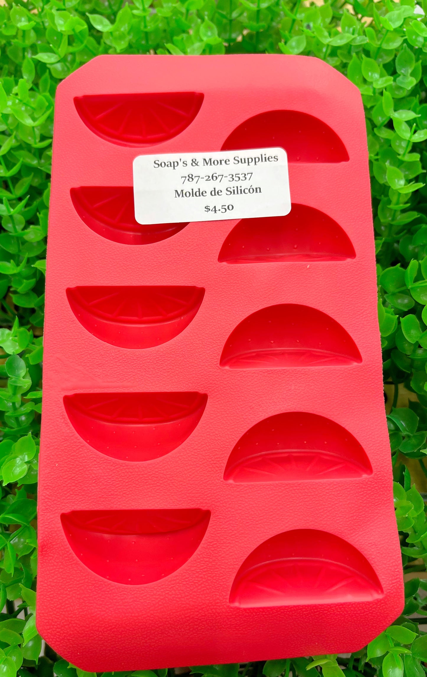 Molde de silicona limones