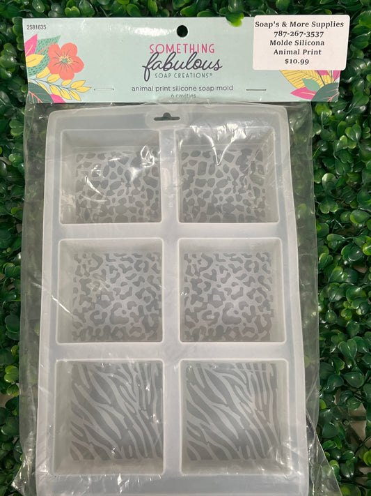 Molde silicona Animal Print