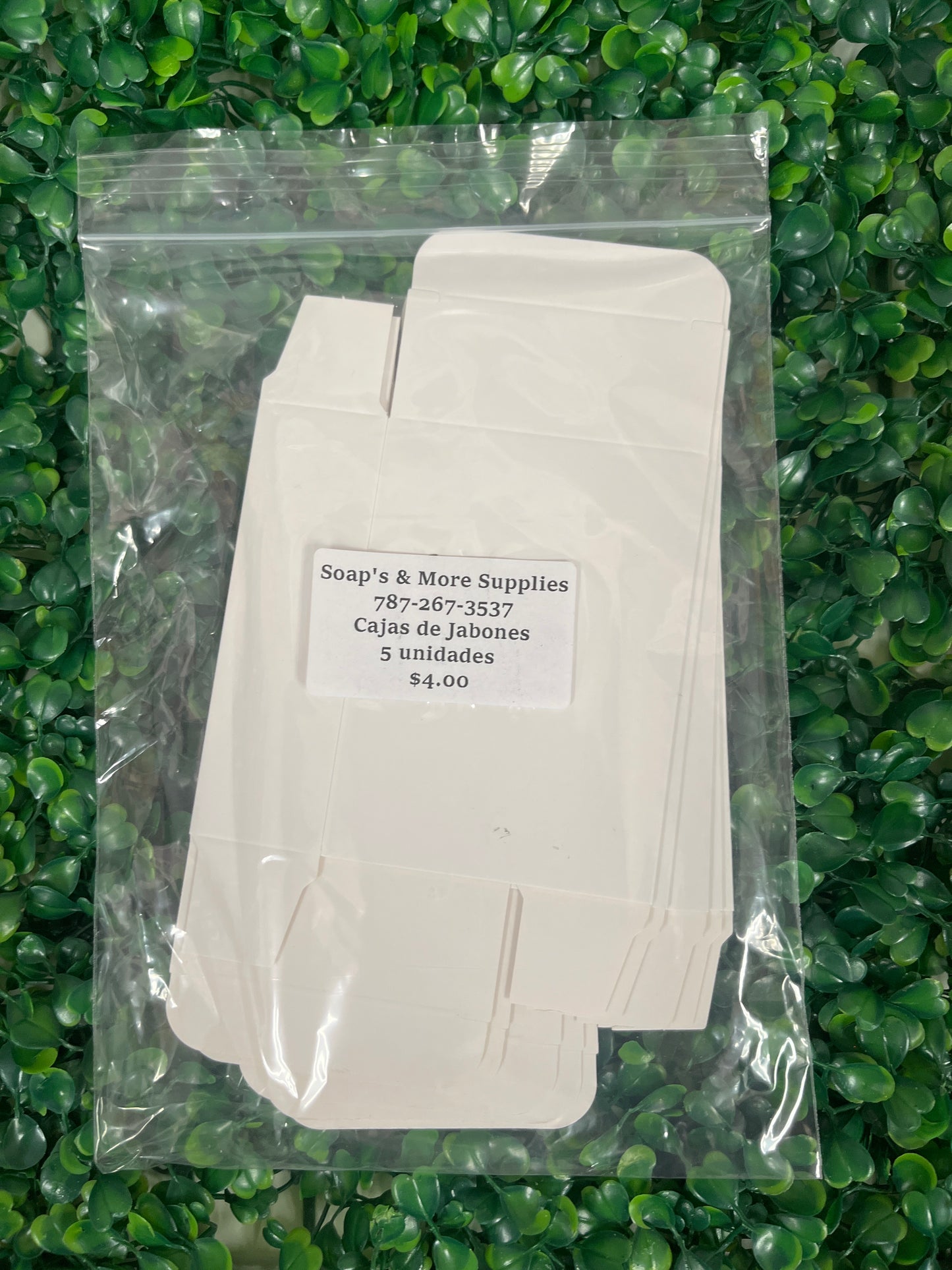 Cajas de jabones