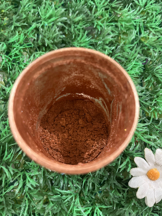 Copper penny mica powder