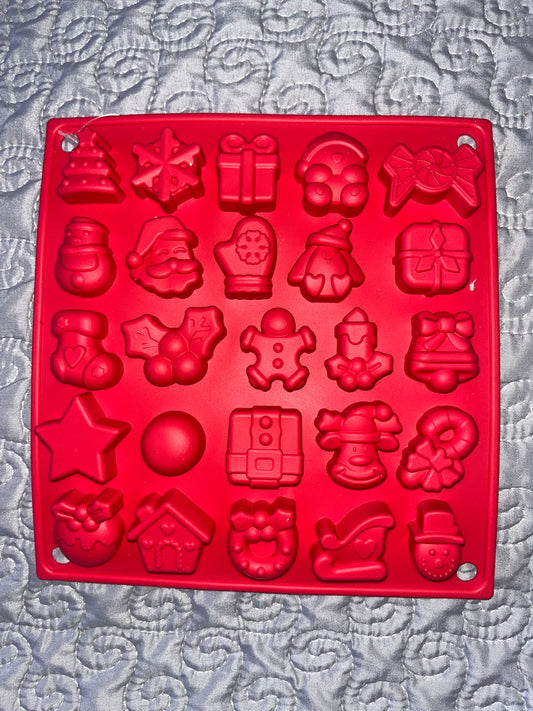 Molde silicona figuras navidad