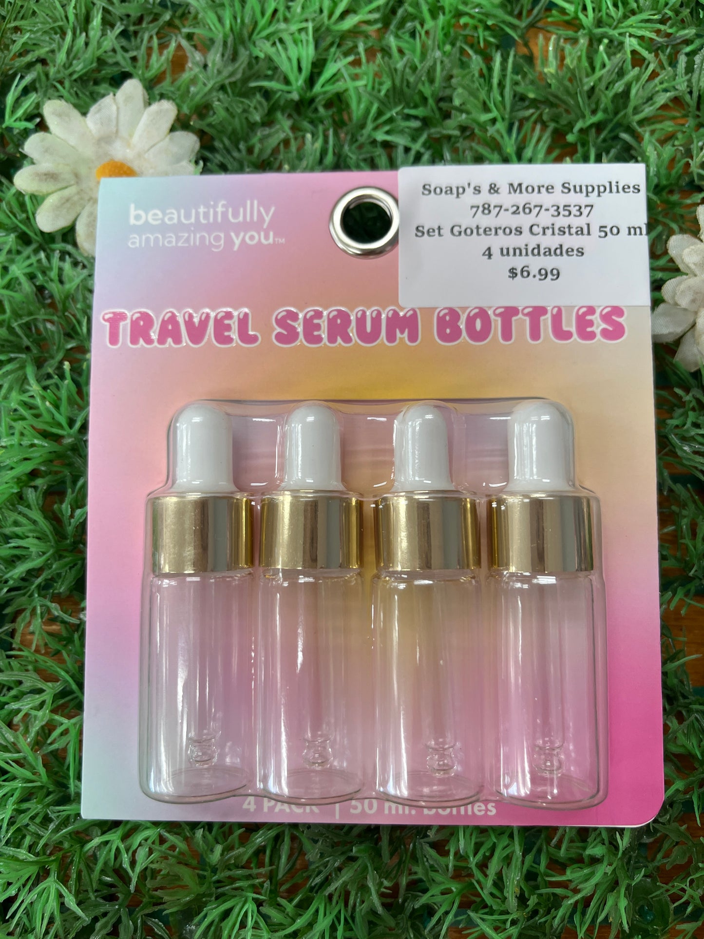 Set Goteros Cristal 50 ml