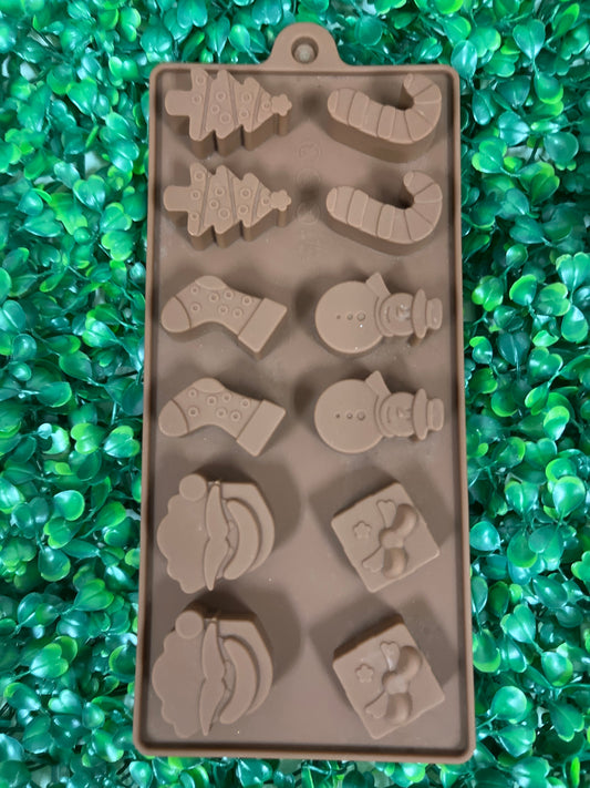 Molde silicona figuras Navidad