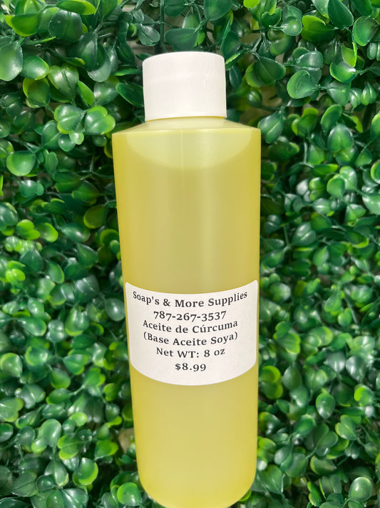 Aceite de Cúrcuma (Base Aceite Soya) 8 oz