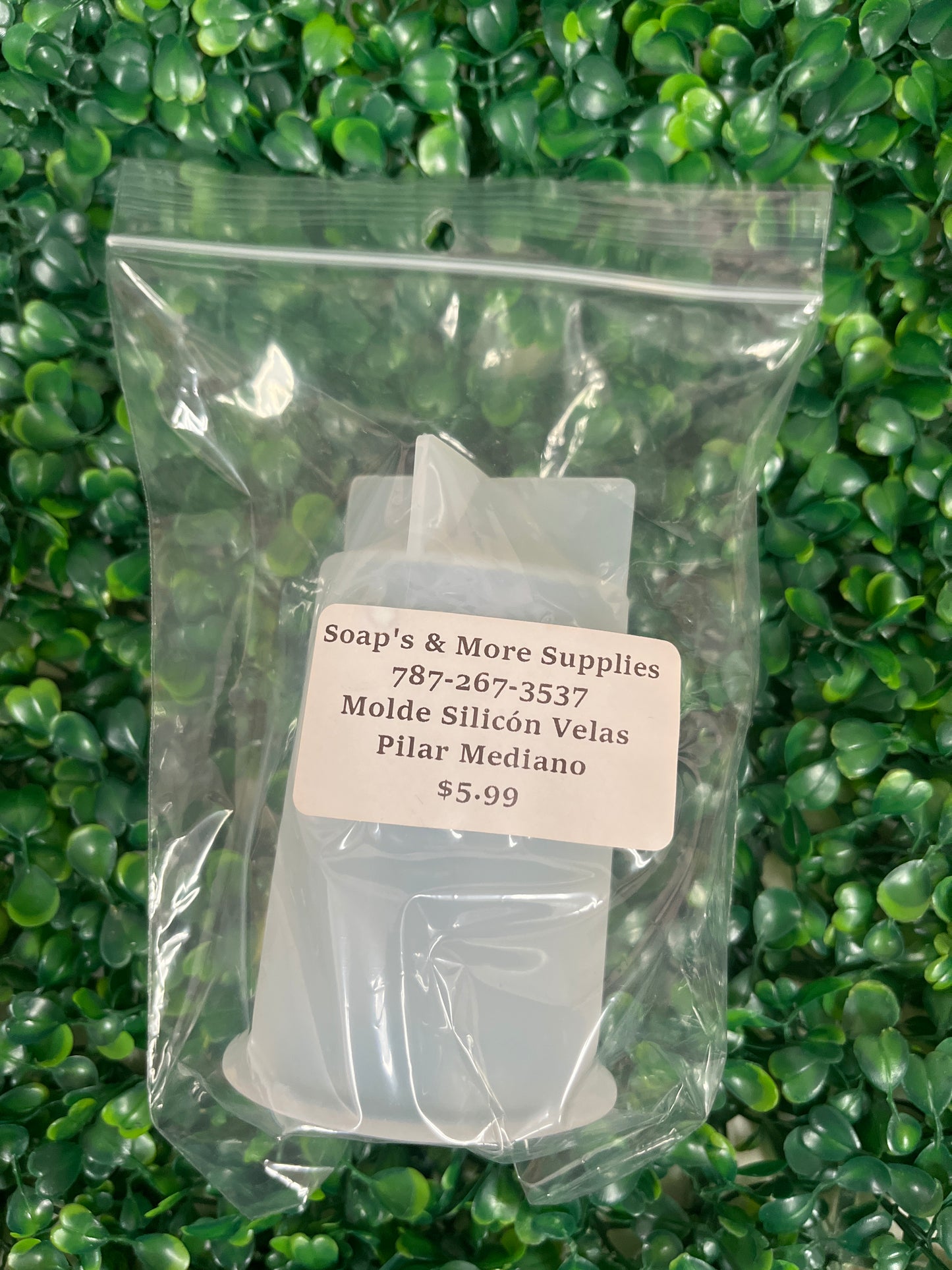 Molde de silicón pilar mediano