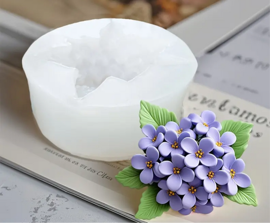 Molde silicona flor lilas