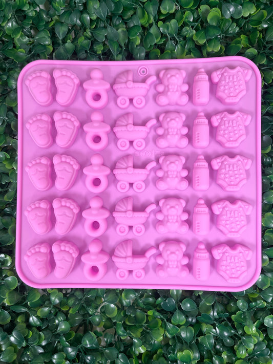 Molde de silicona Bebés